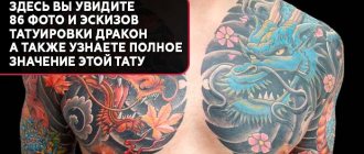 Signification du tatouage du dragon
