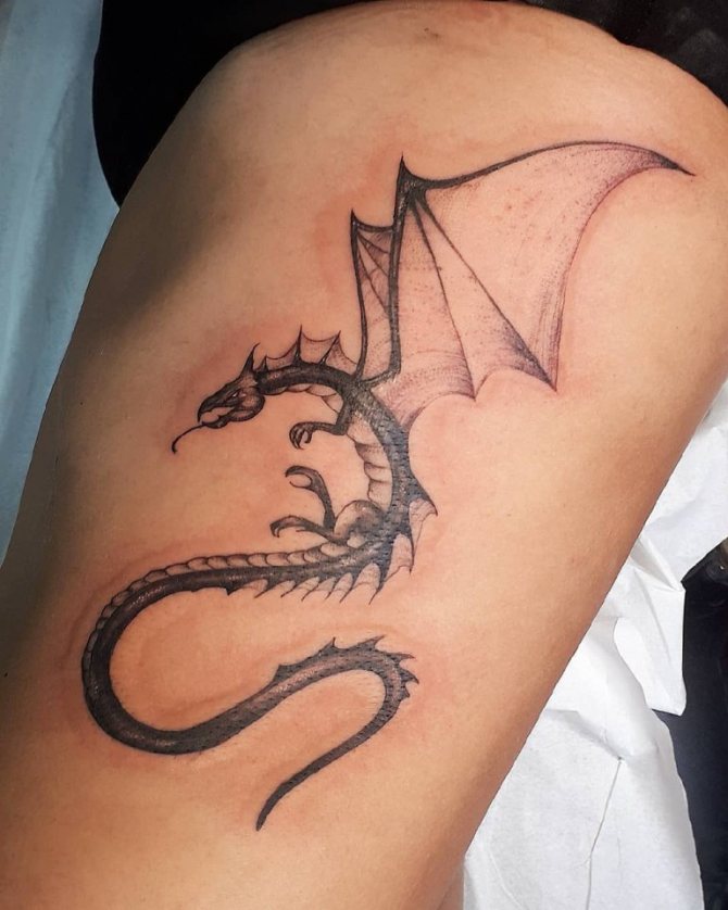 drage tatovering betydning