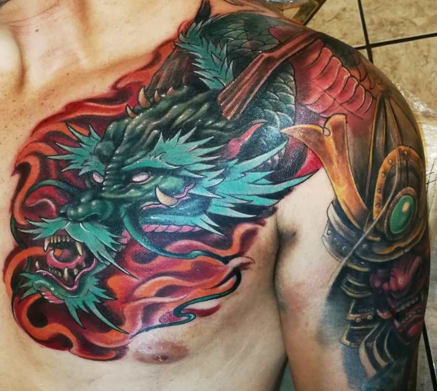tatuaje de dragón