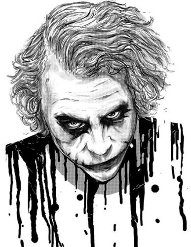 Tattoo Joker on his arm, forearm, leg. Sketches, photo, meaning