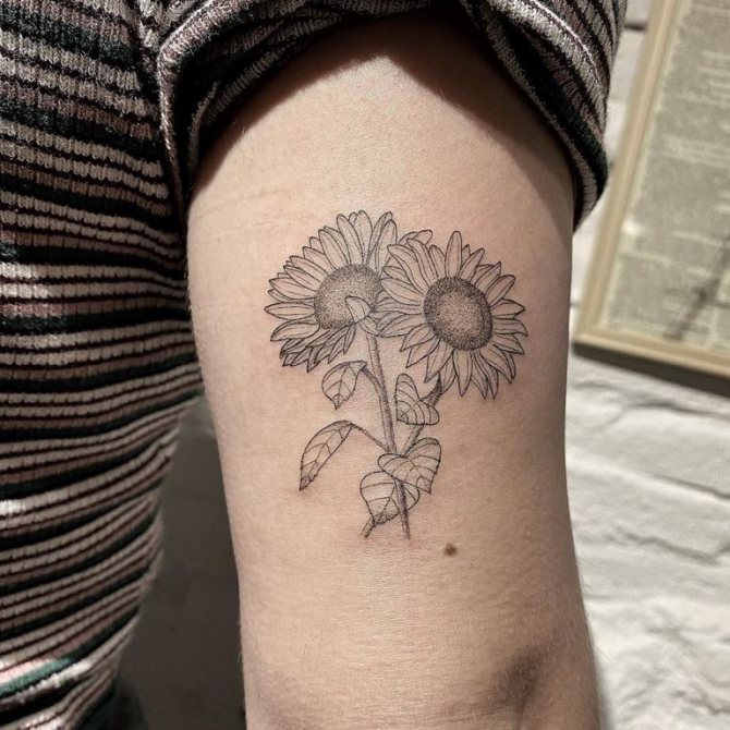 minimalism tattoo sketch