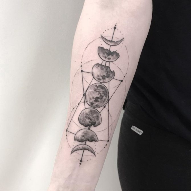 tetování měsíce