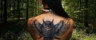 tattoo eagle owl