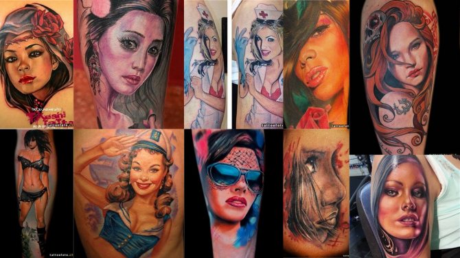 Tattoo Mädchen Bild