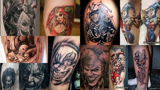 dibujos de tatuajes de un bufón