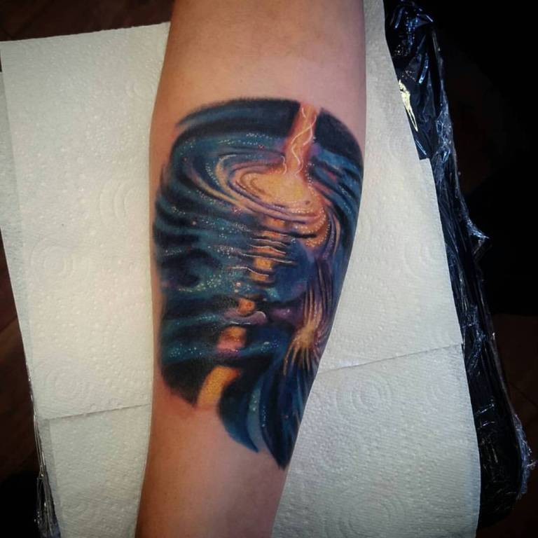 galaxy tattoo