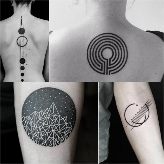 Tätoveeringu geomeetria - Tattoo Circle - Geomeetriline tätoveering