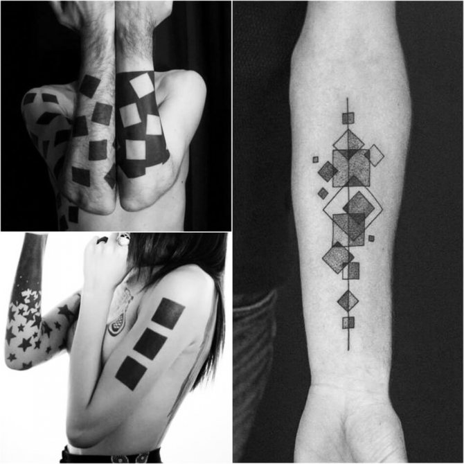 Tätoveeringute geomeetria - Tattoo Square - Tattoo Geometry
