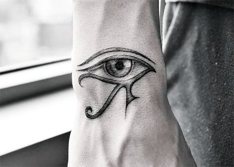 Tatouage des yeux Hora pour hommes