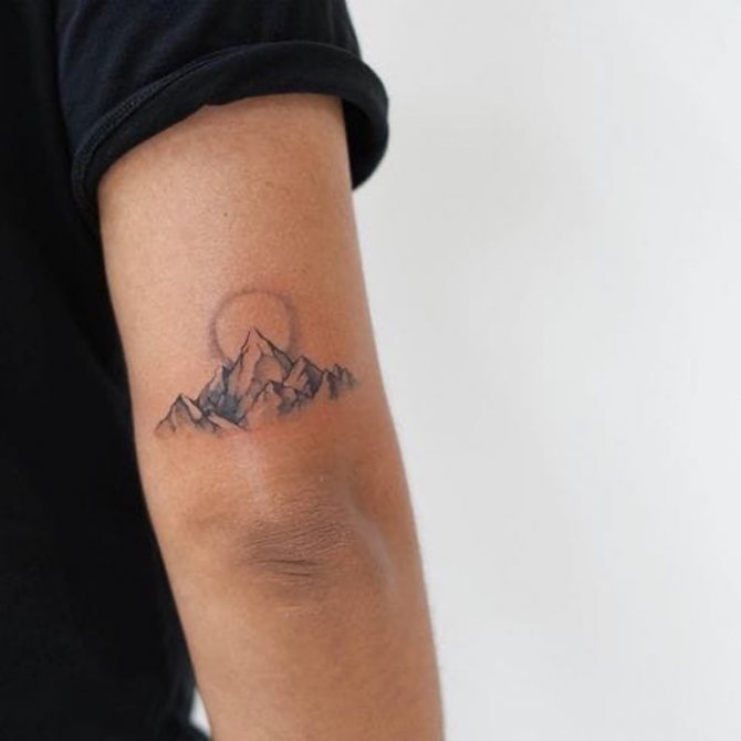 tatuaggio montagna significato per le donne