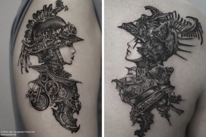 graphique de tatouage 0