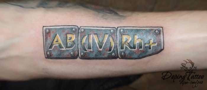 tetovací skupina na ruce