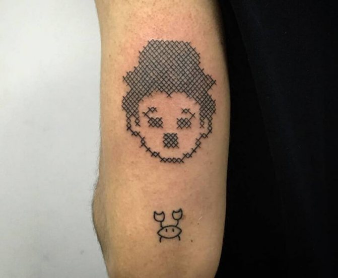 Tattoo Handpoke - Tattoo Handpoke - Tatouage dans le style Handpoke