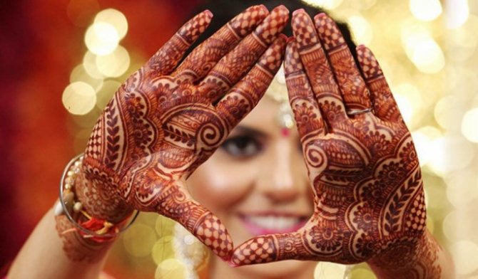 Henna (mehendi) tattoos on the hand - easy, small drawings. How long does the tattoo last. Price. Picture