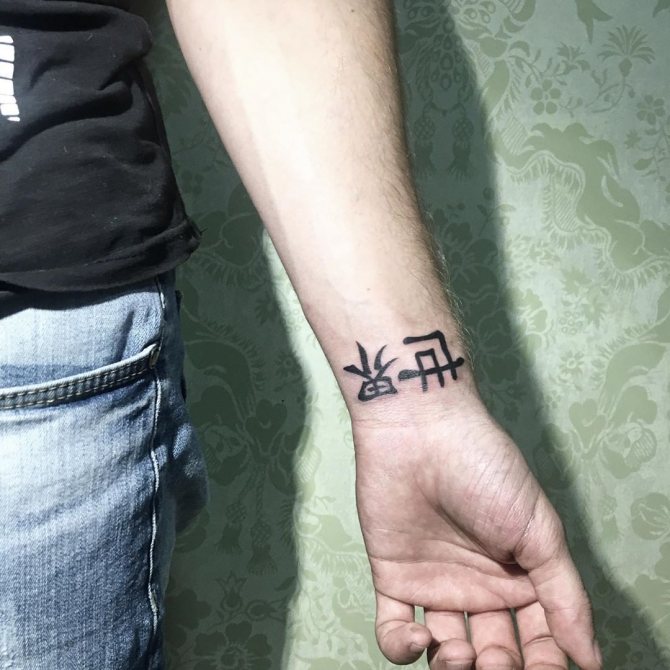 Hiéroglyphes et significations des tatouages photo 8