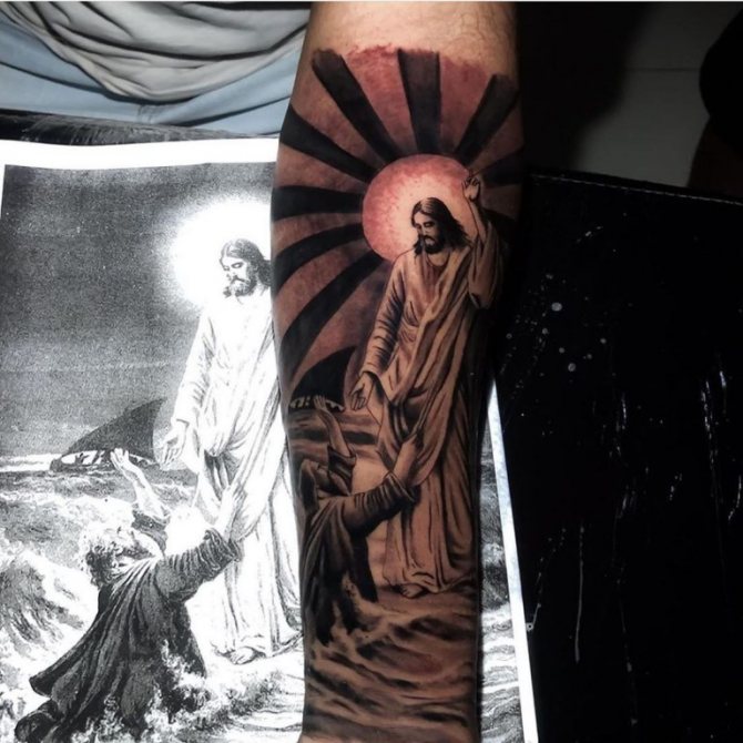Tatuaje de Jesús
