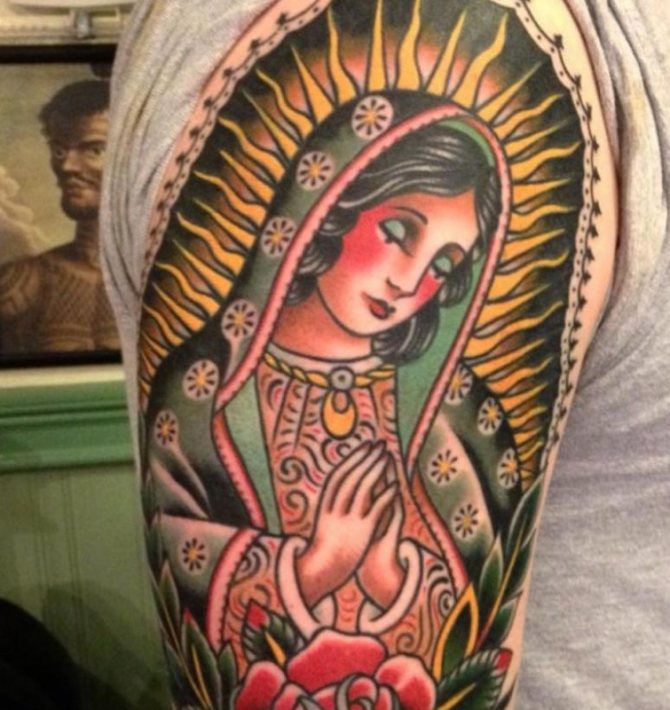 Jumalanäidin tatuointi