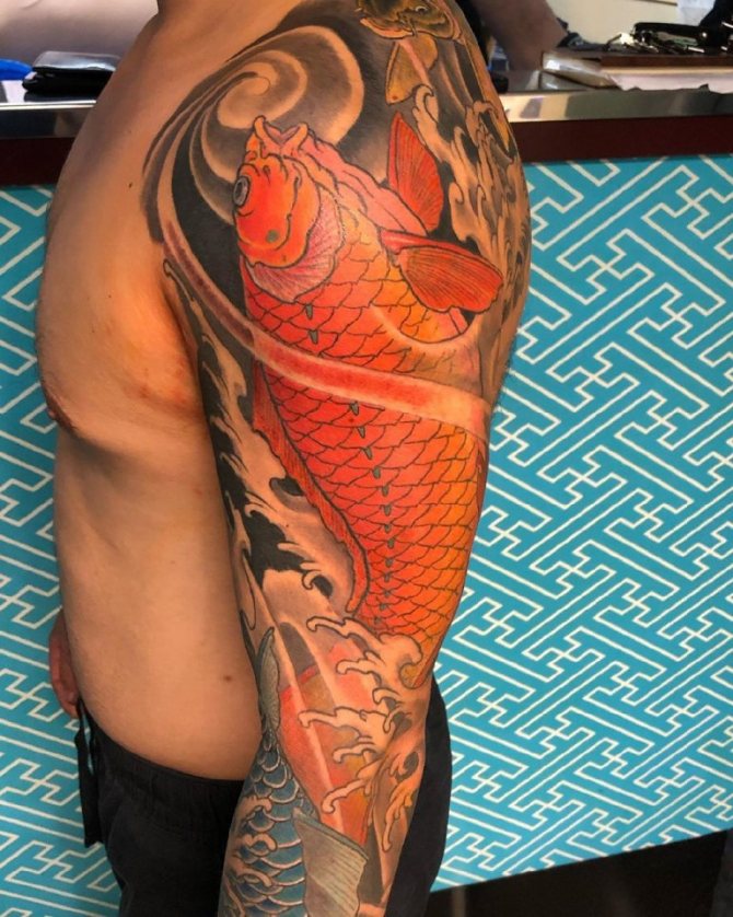 tatouage de carpe