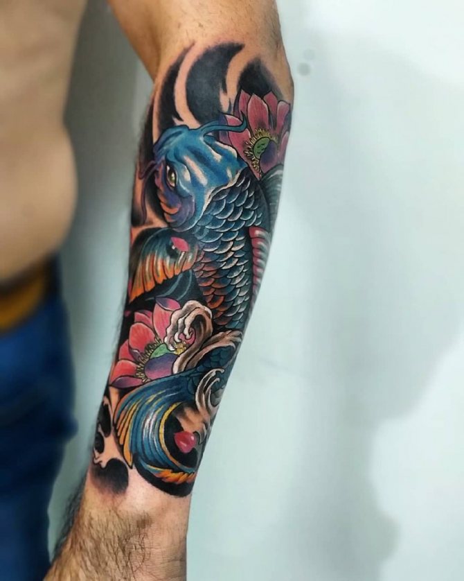 tatouage de carpe