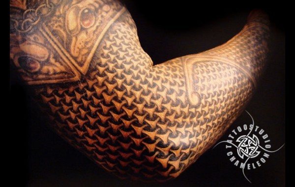 Cotte de mailles pour tatouage