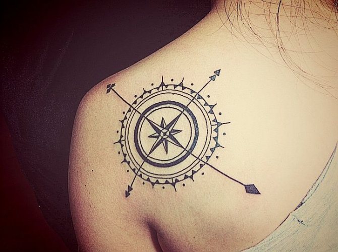 Tattoo Compass