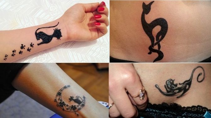 Tatouage Croquis de chat