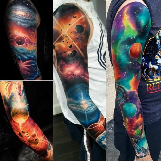 Tattoo Space - Tattoo Sleeve Space - Sleeve Tattoo