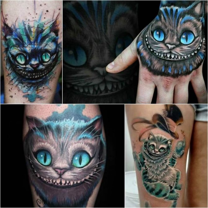 Τατουάζ cat - Tattoo Cat Cheshire - Τατουάζ Cat Cheshire
