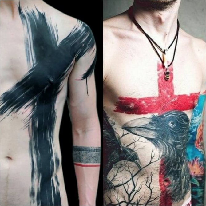 Tattoo cross - Tattoo cross for men - Tattoo cross for men