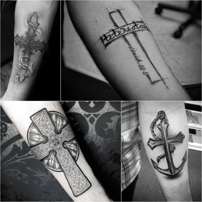 Tattoo cross - Tattoo cross for men - Tattoo cross for men