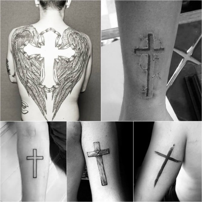 Tattoo cross - Tattoo cross for men - Tattoo cross for men