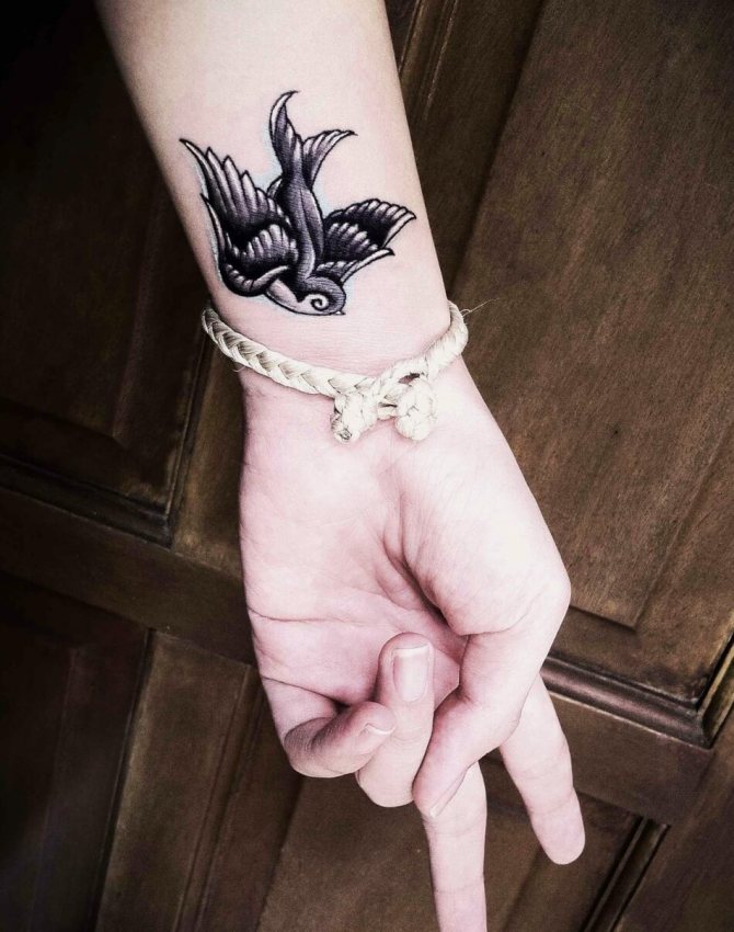 tatuaje de golondrina