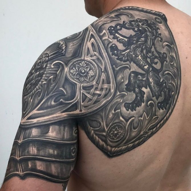 armure de tatouage