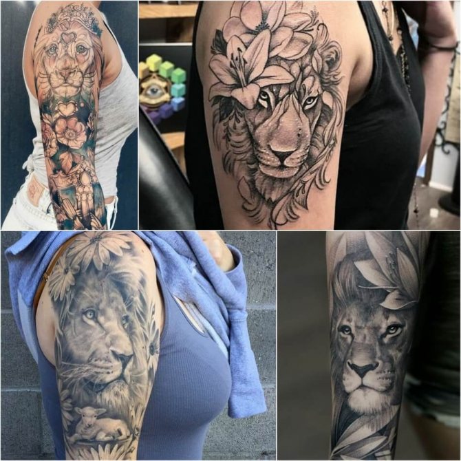 Tattoo Leo - Tattoo Leo på armen - Tattoo Leo Sleeve