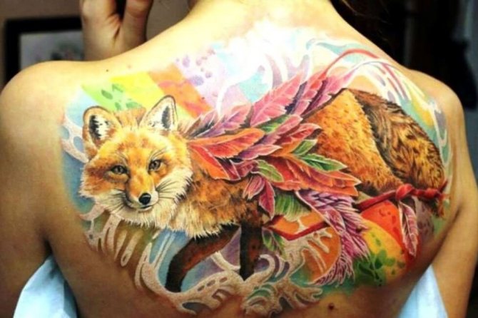 Tattoo fox : signification pour les filles et les garçons. Photos de tatouages de renards.
