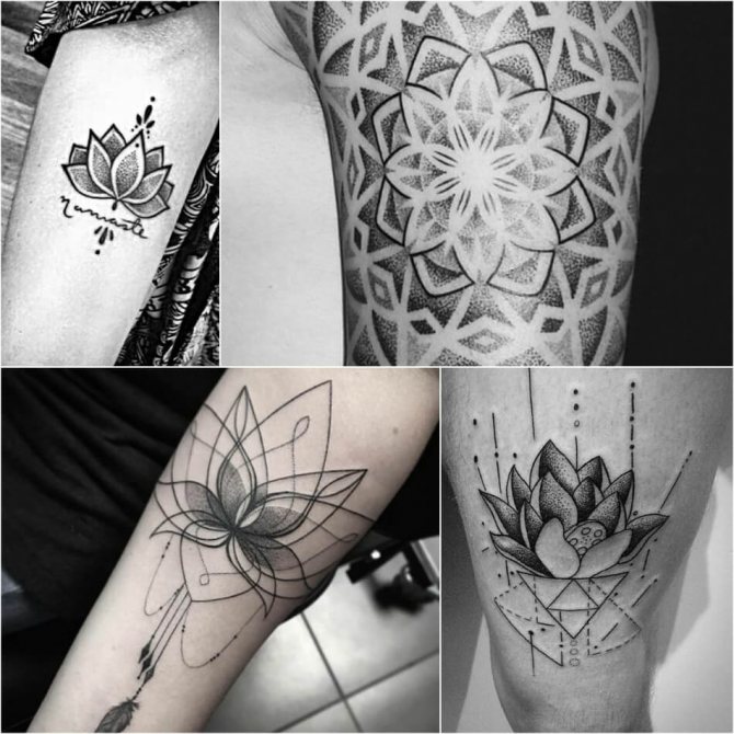 Tattoo Lotus - Tattoo Lotus Dotwerk - Tattoo Lotus Dotwerk