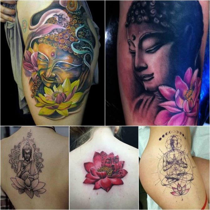 Tattoo Lotus - Tattoo Lotus et Bouddha