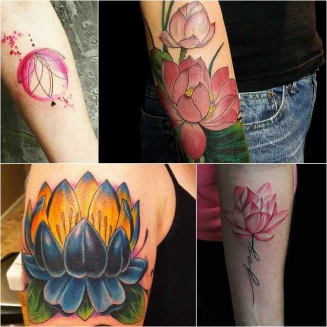 Tattoo Lotus - Moyens et Croquis de Tattoo Lotus - Tattoo Lotus pour Filles
