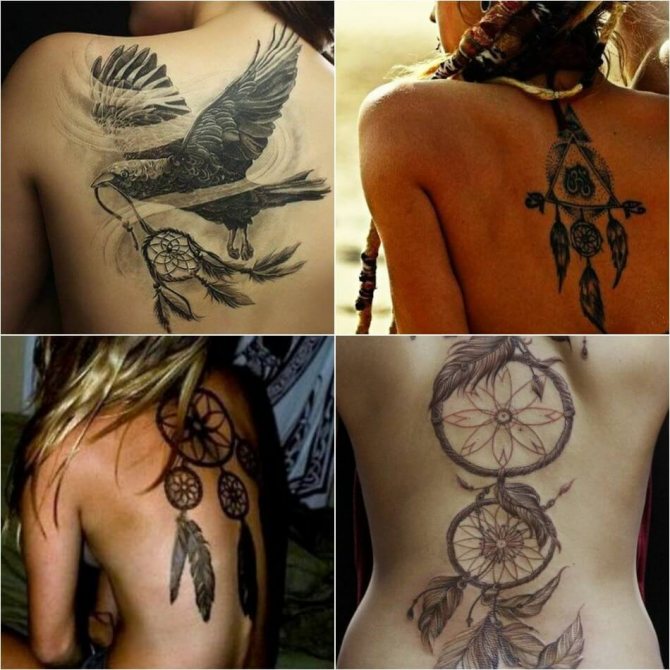 Tattoo dream catcher - tatouage dream catcher pour les filles