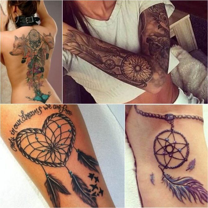 Tattoo dream catcher - tatouage dream catcher pour les filles