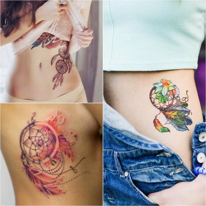 Tattoo dream catcher - tatouage dream catcher pour les filles