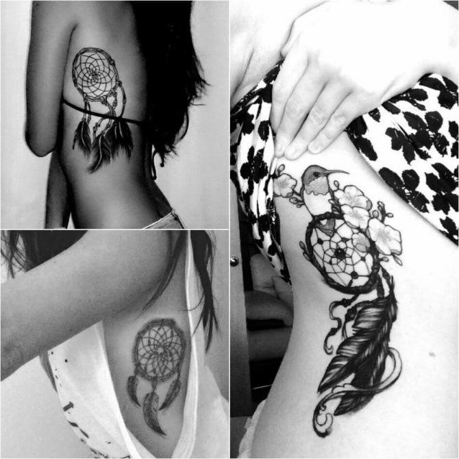 Tattoo dream catcher - tatouage dream catcher pour les filles