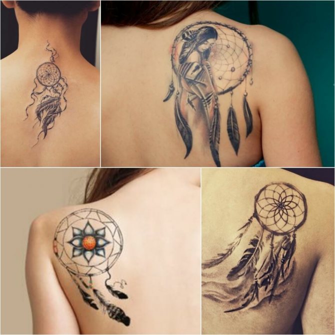 Tattoo dream catcher - tatouage dream catcher pour les filles