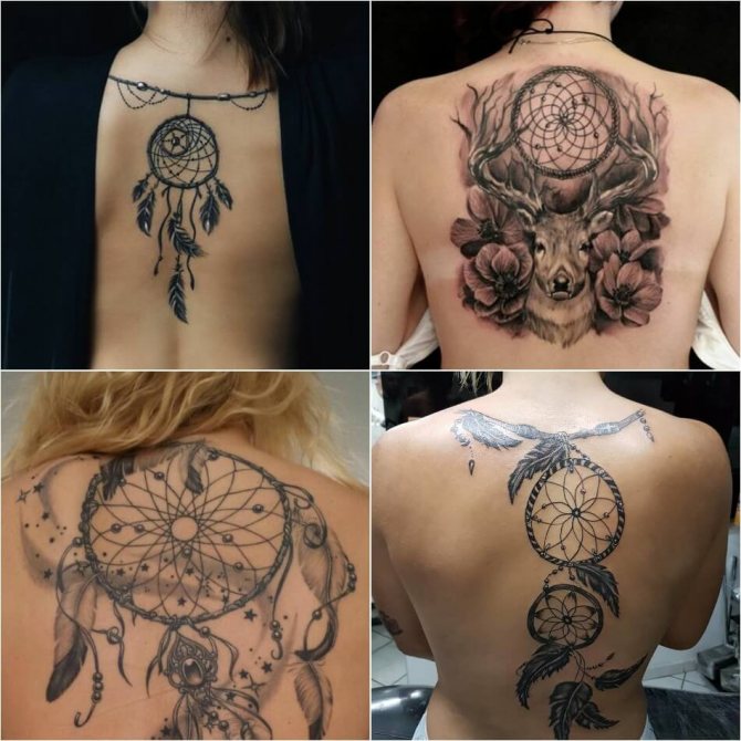 Tattoo dream catcher - tatouage dream catcher pour les filles