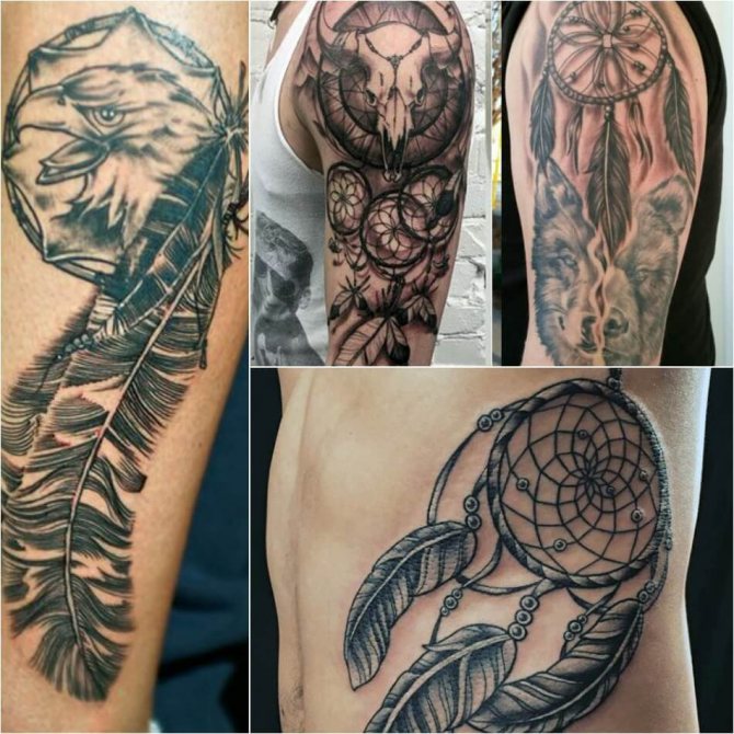 Tatouage attrape-rêves - Tatouage attrape-rêves pour Homme