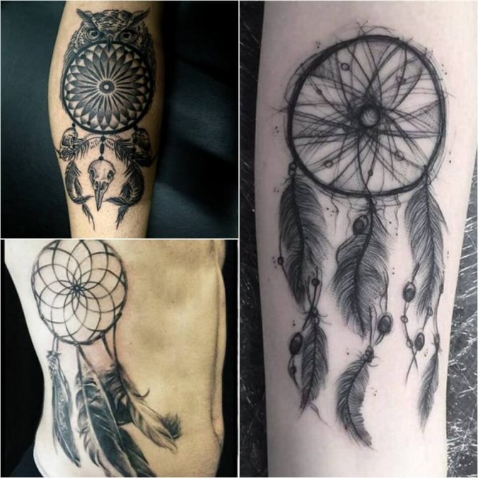Tatouage attrape-rêves - Tatouage attrape-rêves pour Hommes