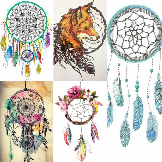 Tatouage attrape-rêves - Croquis attrape-rêves - Tatouage attrape-rêves