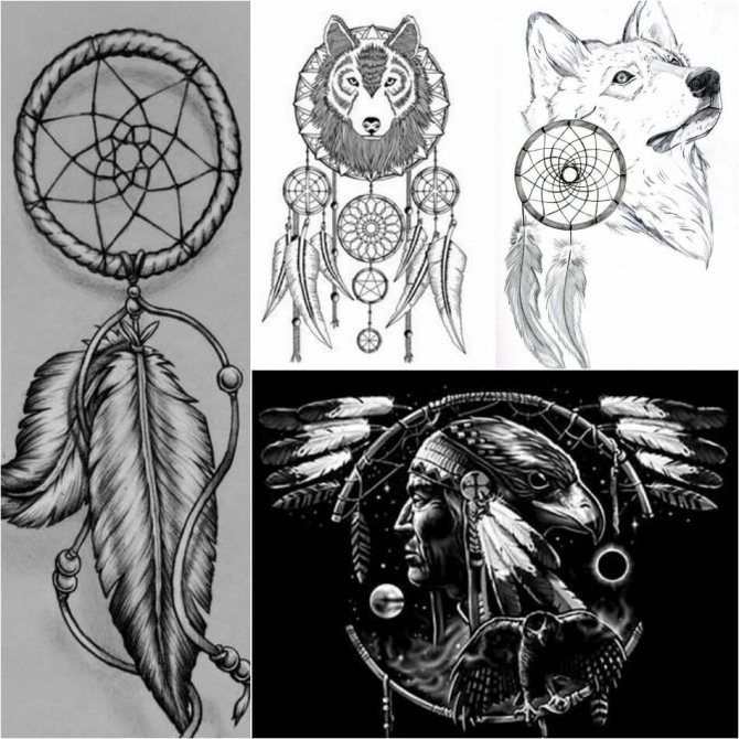 Tatouage attrape-rêves - Croquis de tatouage attrape-rêves - Tatouage attrape-rêves