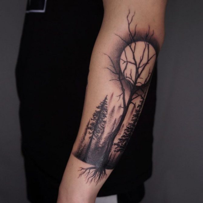 význam tetování měsíce