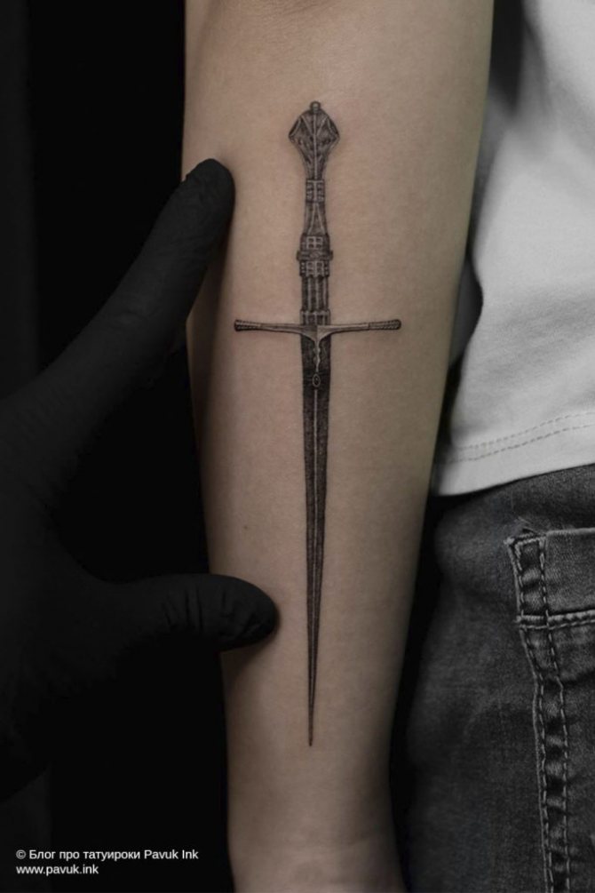 tetování mečem 21